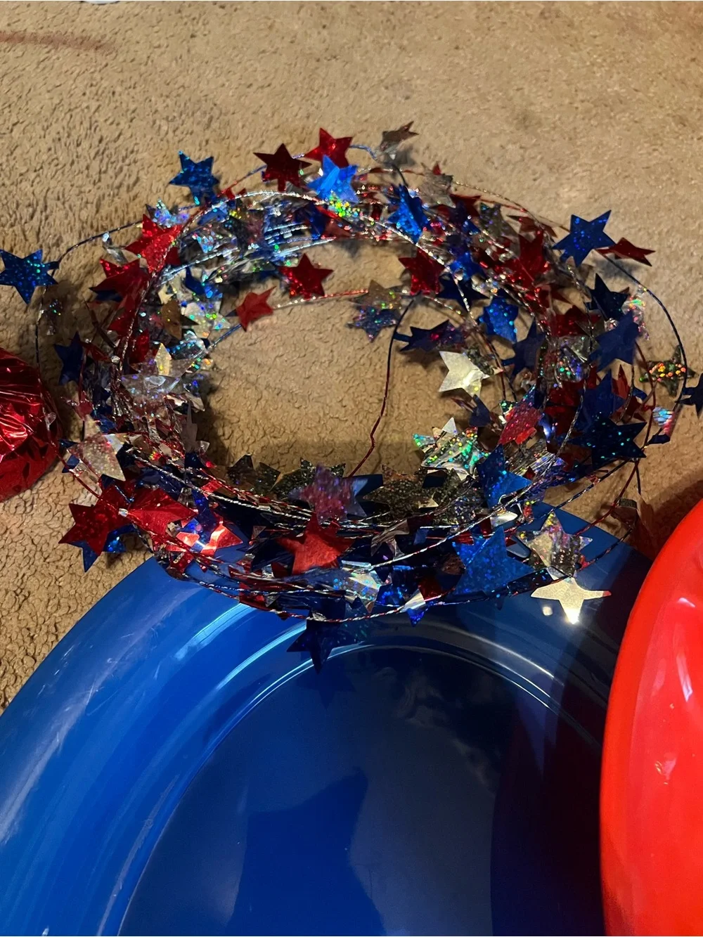 Memorial Day and July 4th decorations